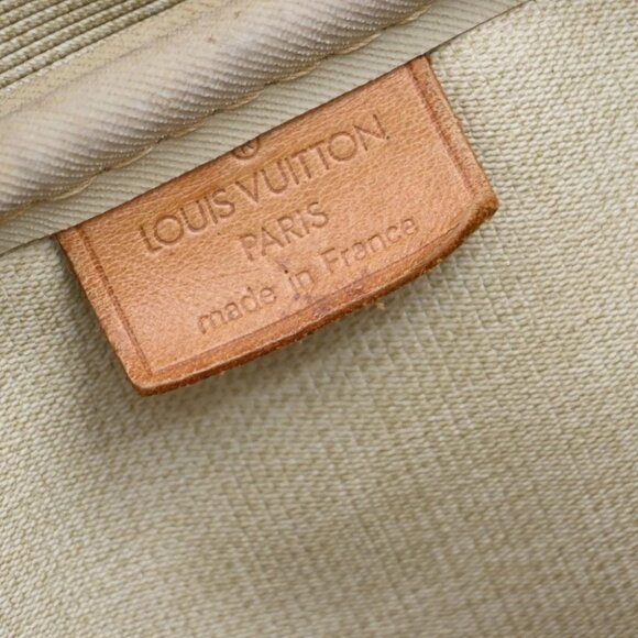 LOUIS VUITTON LV Logo Deauville Hand Bag Monogram Leather Brown - Picture 8 of 15